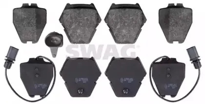 Комплект тормозных колодок, дисковый тормоз SWAG купить